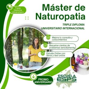 MASTER DE NATUROPATIA ONLINE UNIVERSITARIO